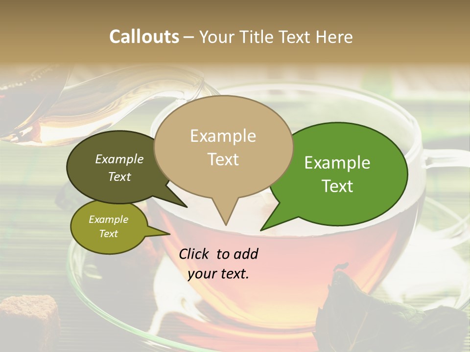 Of Tea PowerPoint Template