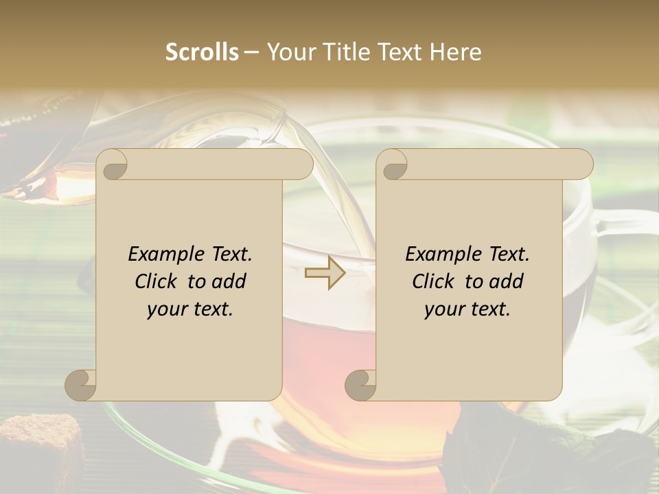 Of Tea PowerPoint Template
