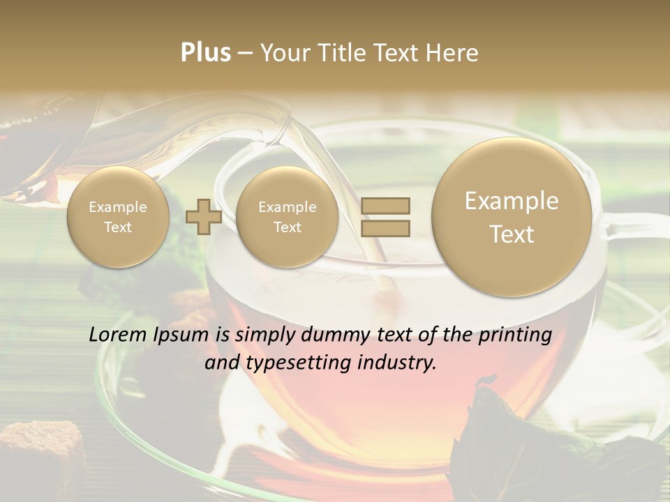 Of Tea PowerPoint Template