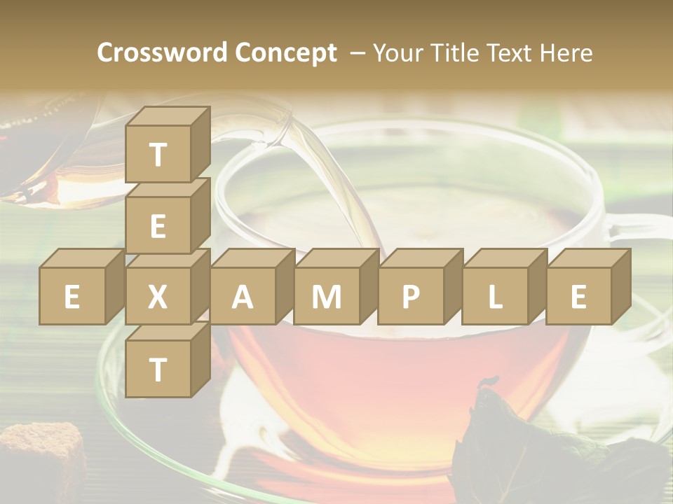 Of Tea PowerPoint Template