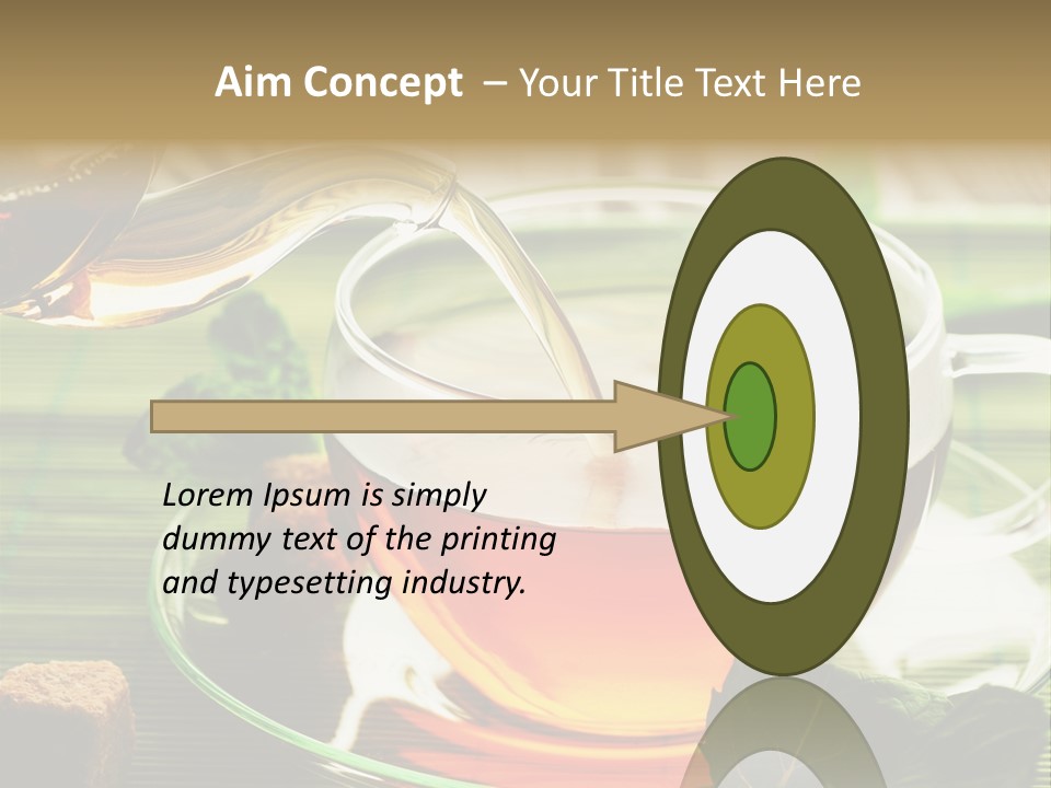 Of Tea PowerPoint Template