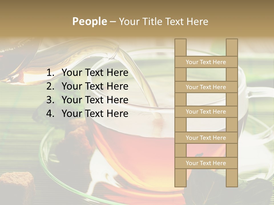 Of Tea PowerPoint Template