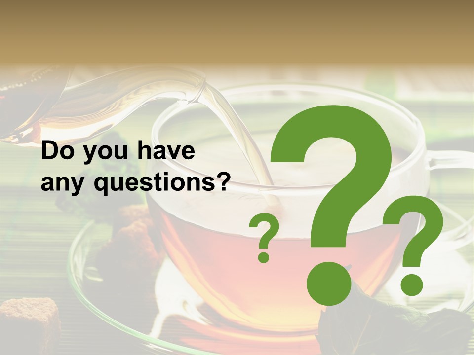 Of Tea PowerPoint Template