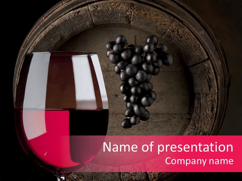 Wine Glass PowerPoint Template