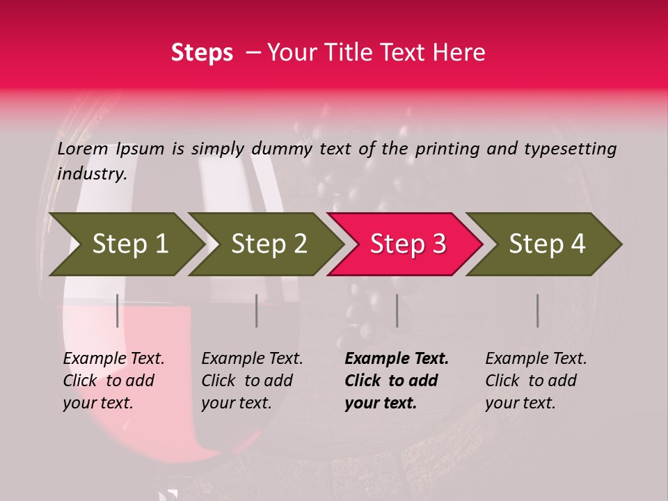 Wine Glass PowerPoint Template