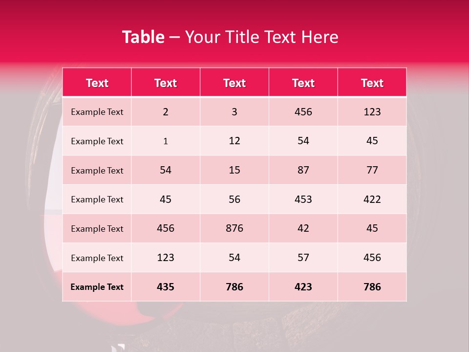 Wine Glass PowerPoint Template