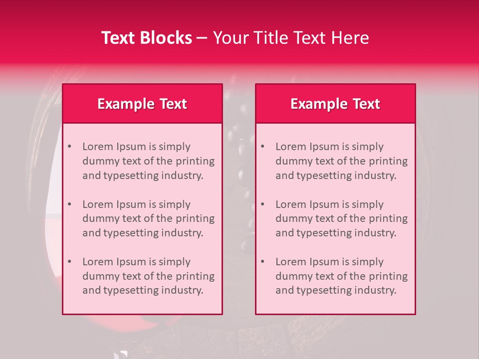 Wine Glass PowerPoint Template