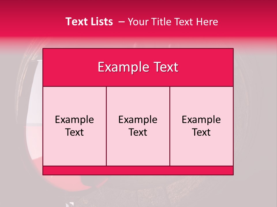 Wine Glass PowerPoint Template