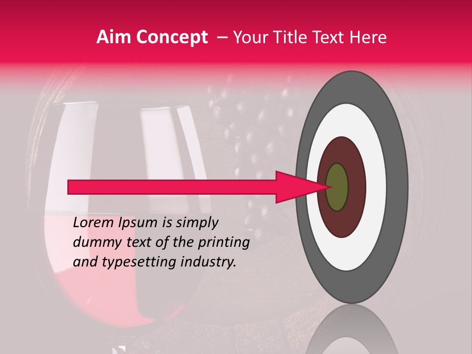 Wine Glass PowerPoint Template