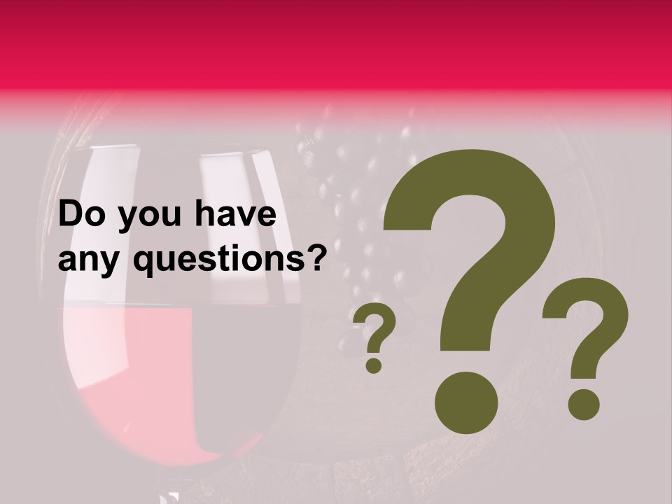 Wine Glass PowerPoint Template