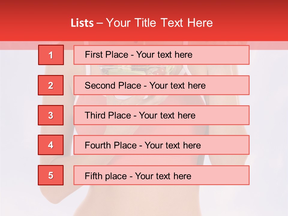 Sport Girl Beautiful PowerPoint Template