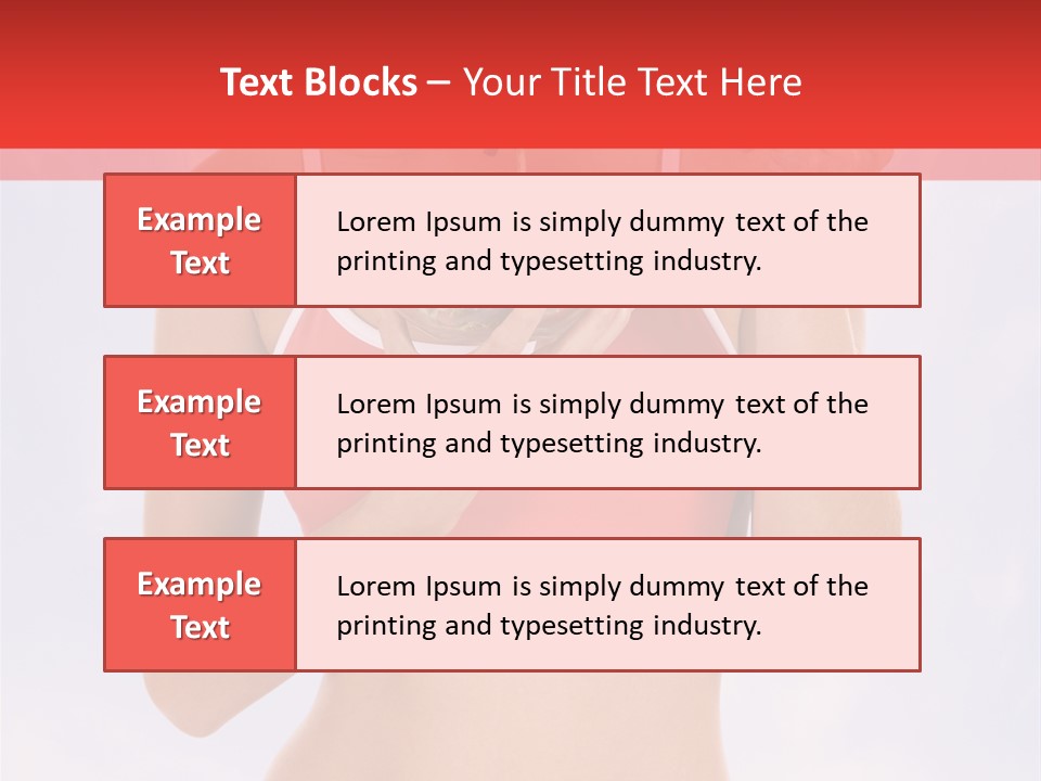 Sport Girl Beautiful PowerPoint Template