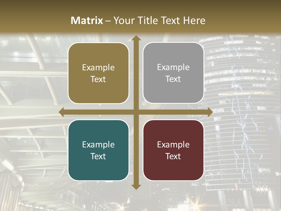 Landscape City Building PowerPoint Template