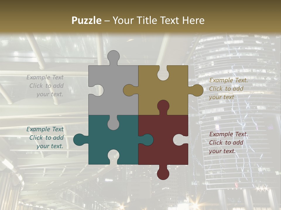 Landscape City Building PowerPoint Template