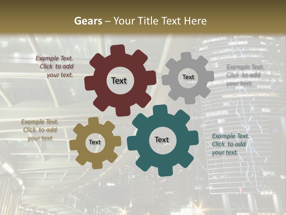 Landscape City Building PowerPoint Template