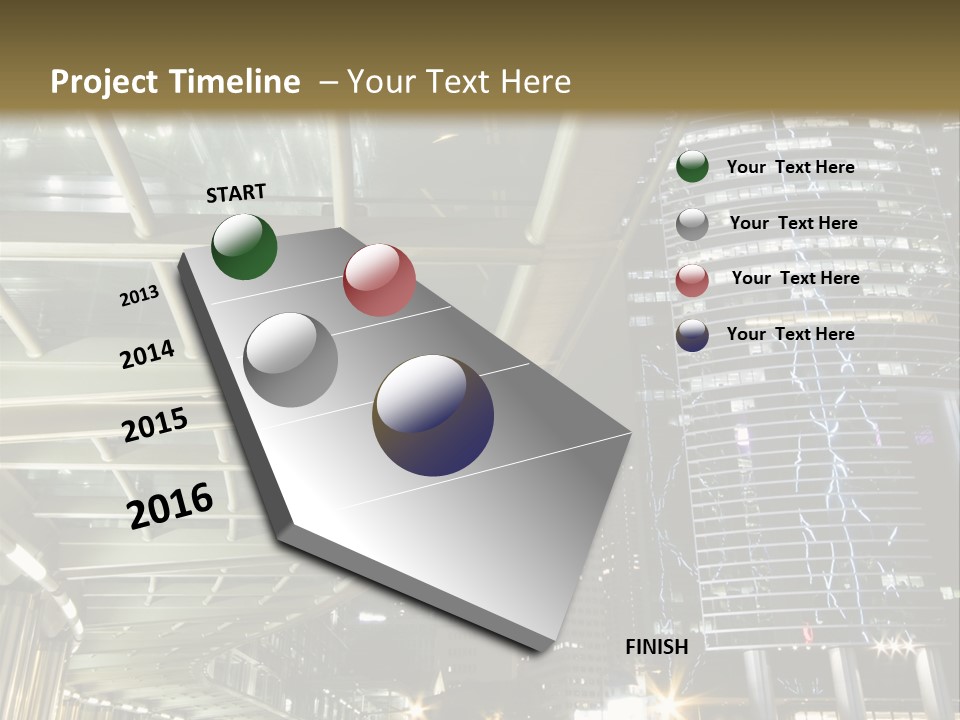 Landscape City Building PowerPoint Template