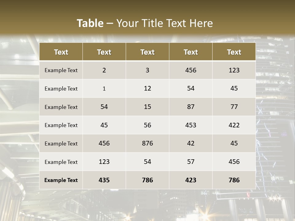 Landscape City Building PowerPoint Template