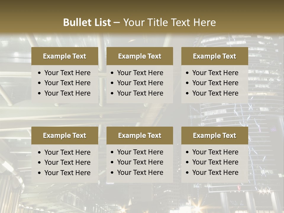 Landscape City Building PowerPoint Template
