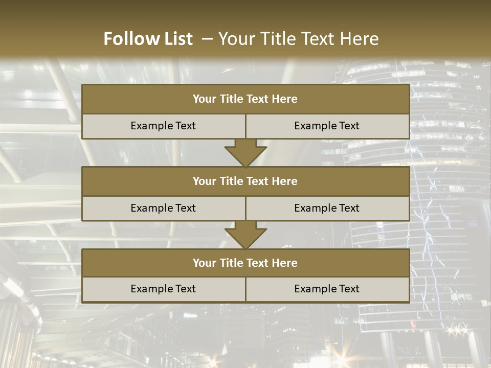 Landscape City Building PowerPoint Template