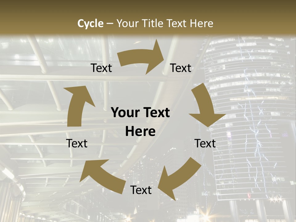 Landscape City Building PowerPoint Template
