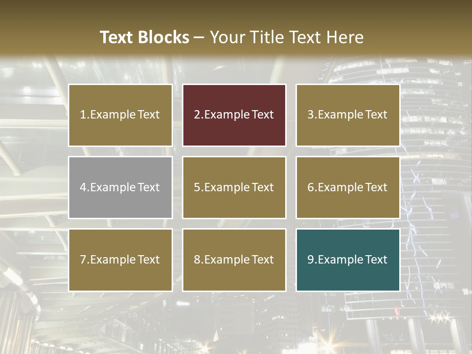Landscape City Building PowerPoint Template