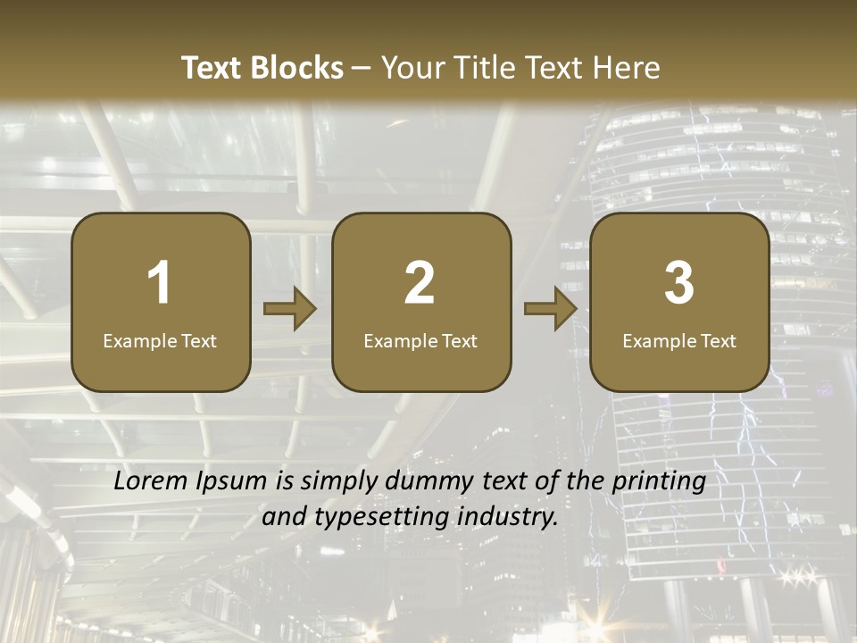 Landscape City Building PowerPoint Template