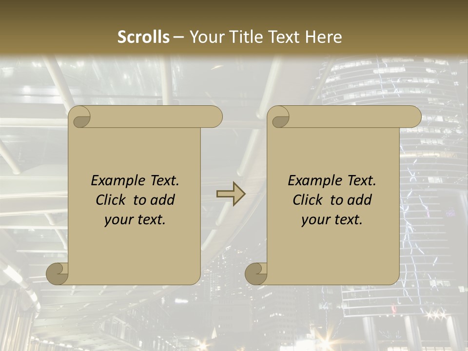 Landscape City Building PowerPoint Template