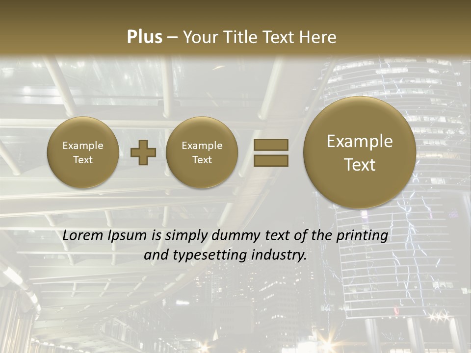 Landscape City Building PowerPoint Template