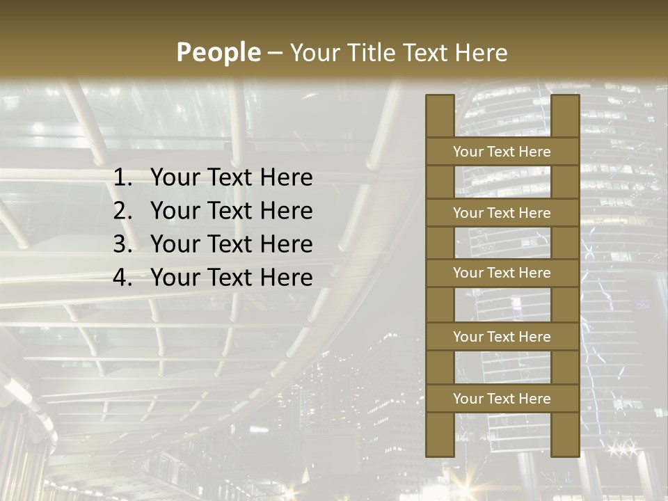Landscape City Building PowerPoint Template