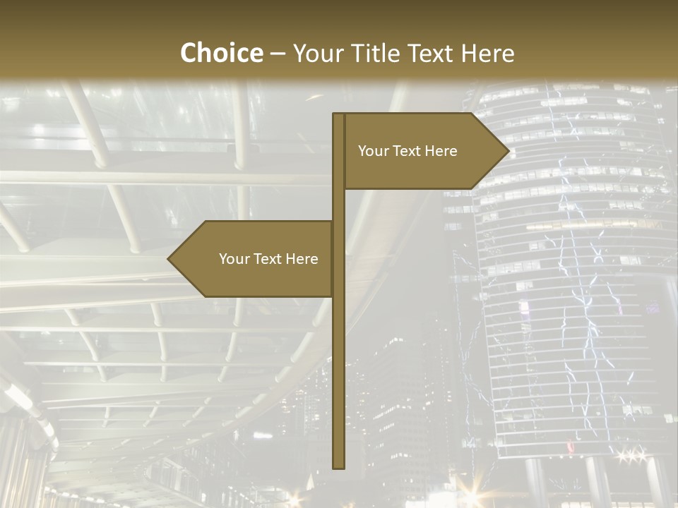 Landscape City Building PowerPoint Template
