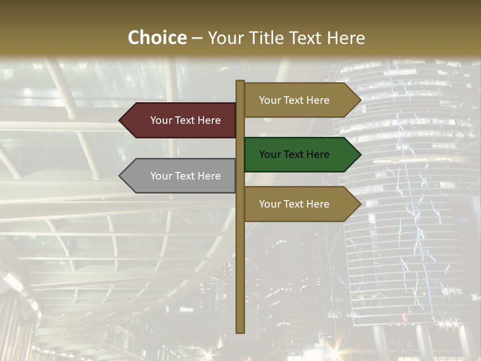 Landscape City Building PowerPoint Template