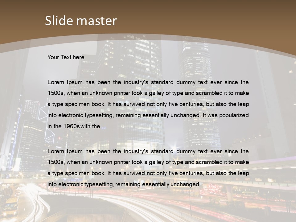 Hong Kong PowerPoint Template