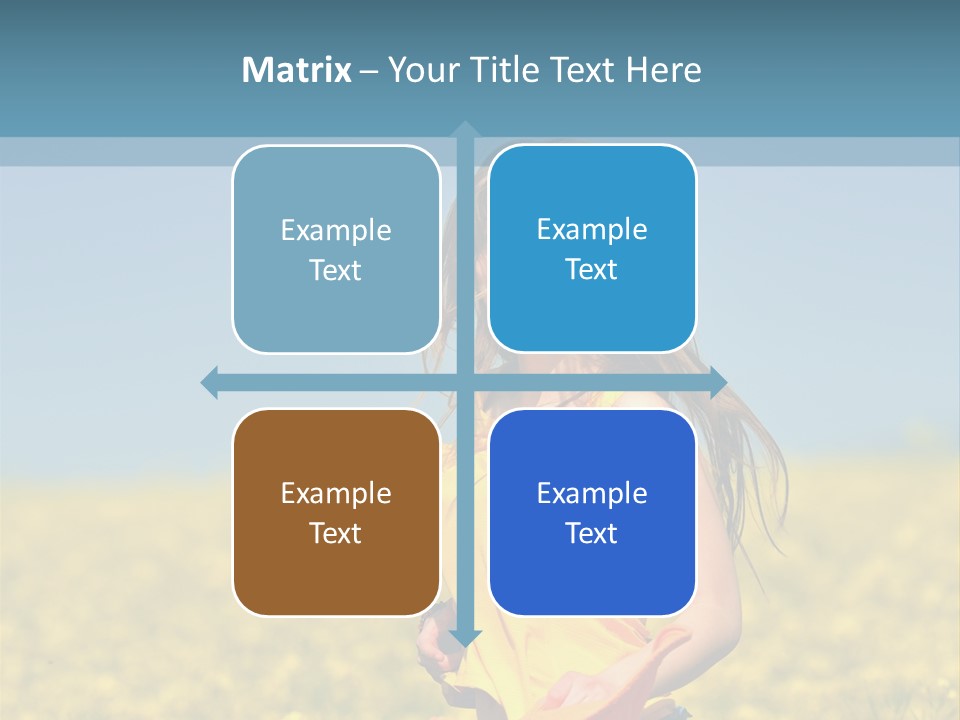 Person Sunny Female PowerPoint Template