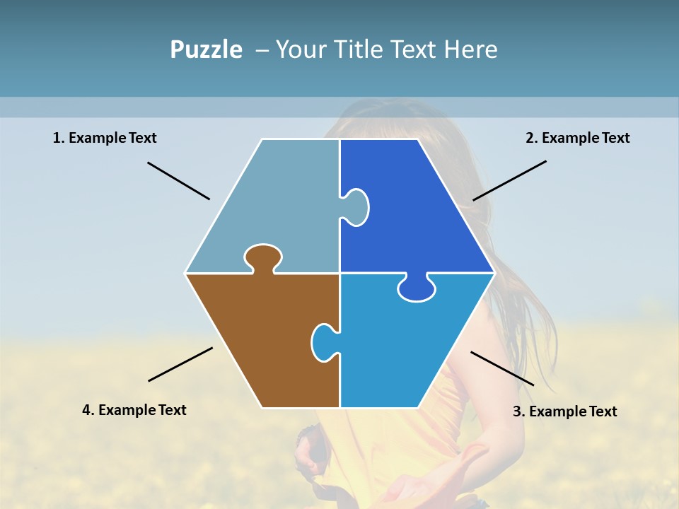 Person Sunny Female PowerPoint Template