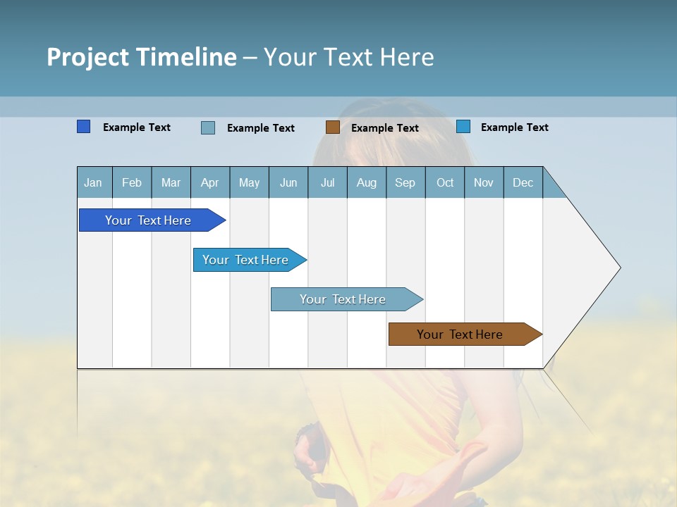 Person Sunny Female PowerPoint Template