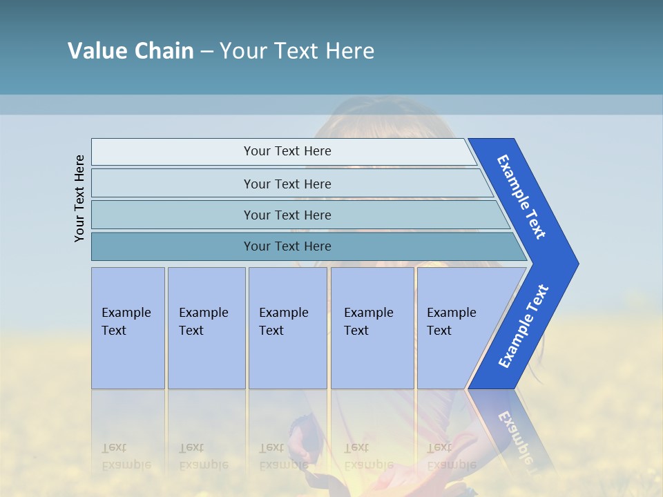 Person Sunny Female PowerPoint Template