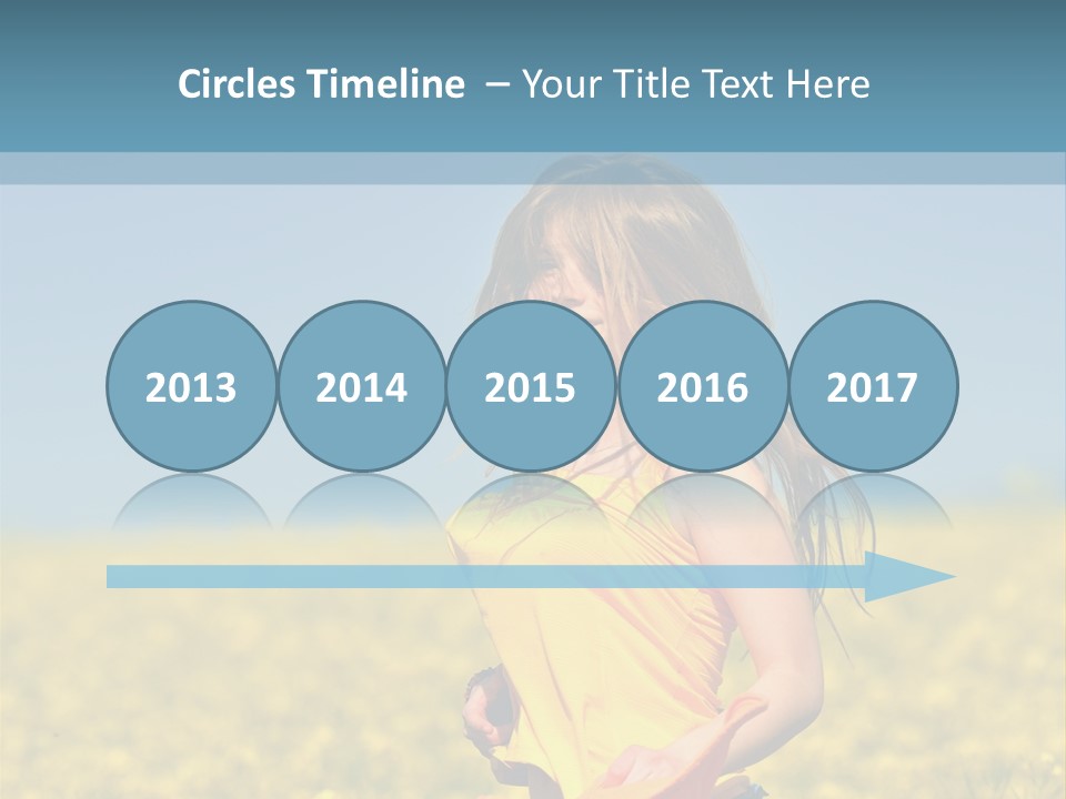 Person Sunny Female PowerPoint Template