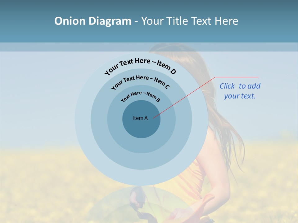 Person Sunny Female PowerPoint Template