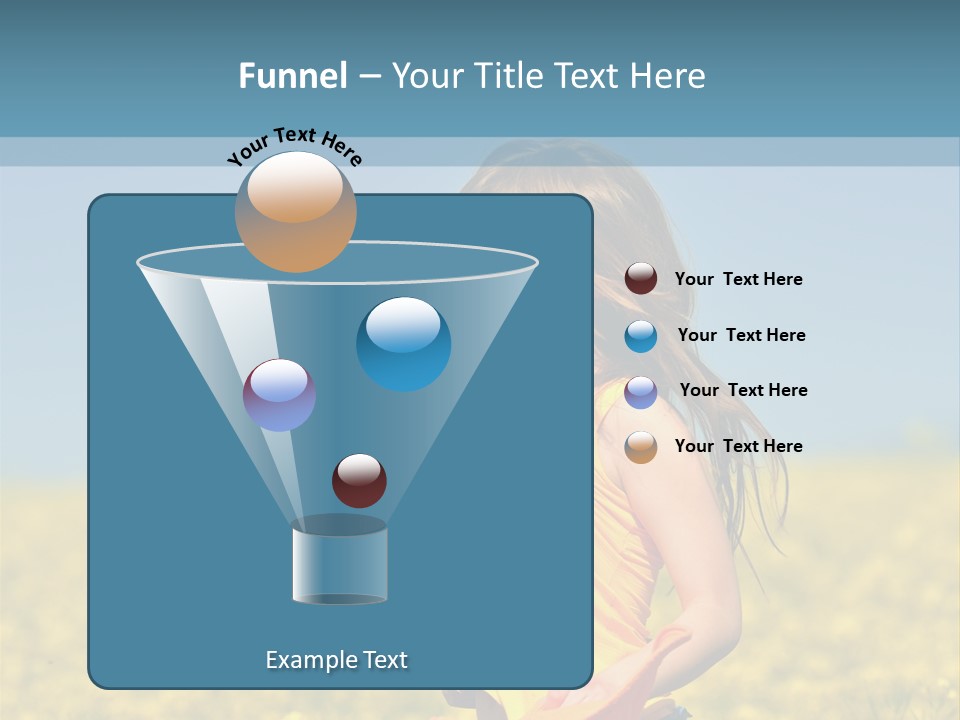 Person Sunny Female PowerPoint Template