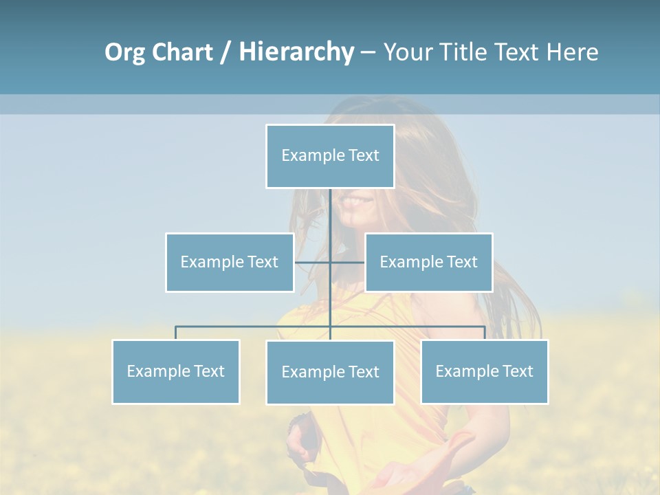 Person Sunny Female PowerPoint Template