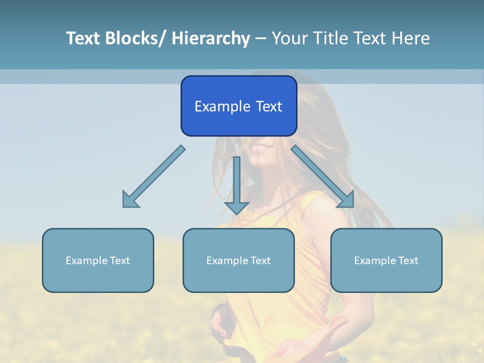 Person Sunny Female PowerPoint Template