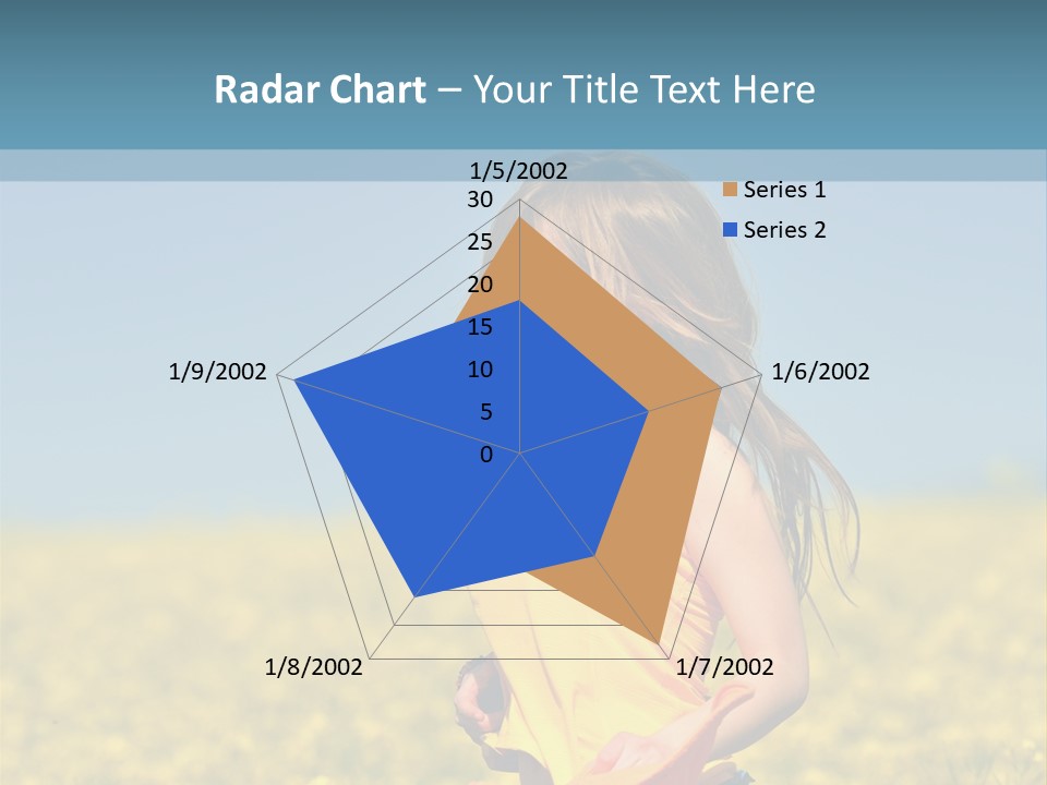 Person Sunny Female PowerPoint Template