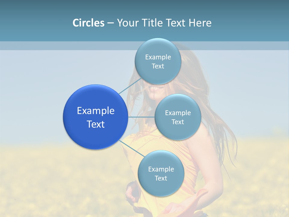 Person Sunny Female PowerPoint Template