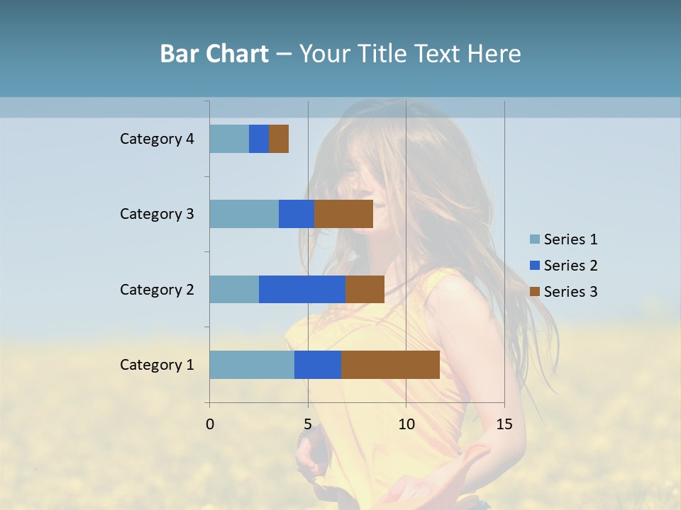 Person Sunny Female PowerPoint Template