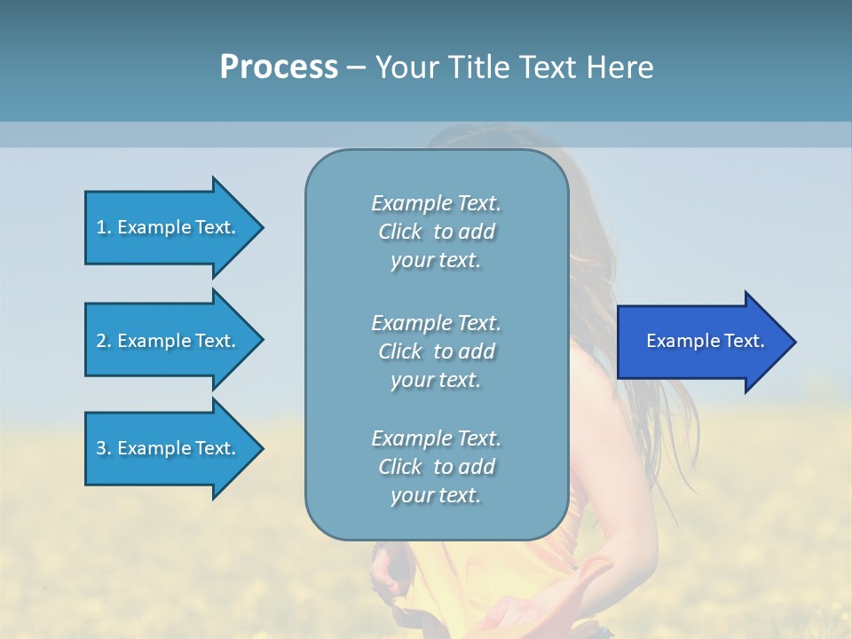 Person Sunny Female PowerPoint Template