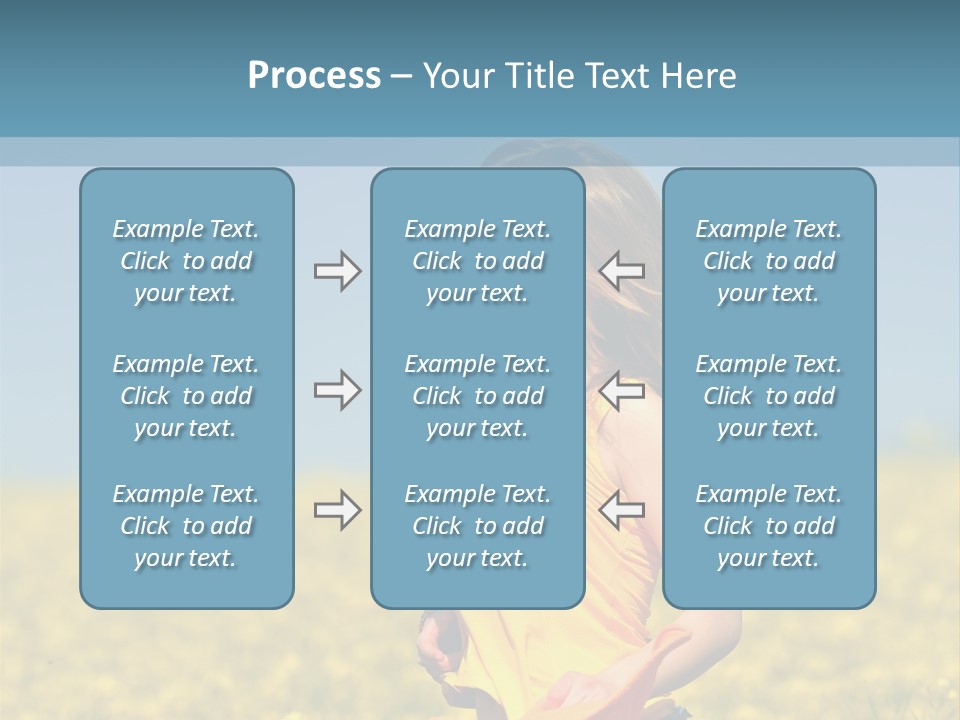 Person Sunny Female PowerPoint Template