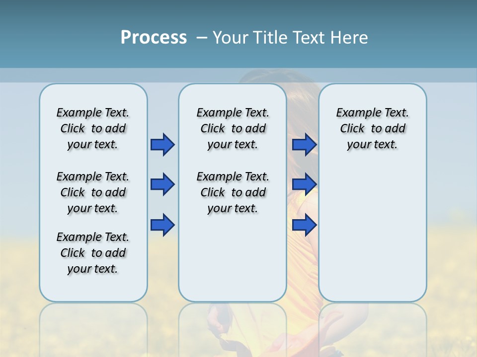 Person Sunny Female PowerPoint Template