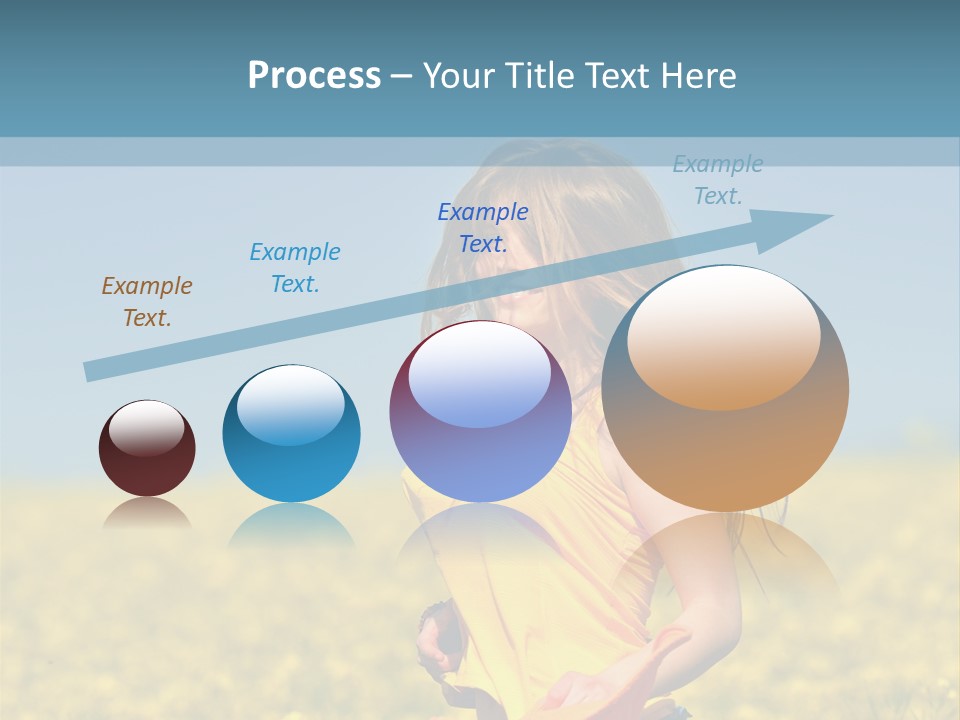 Person Sunny Female PowerPoint Template
