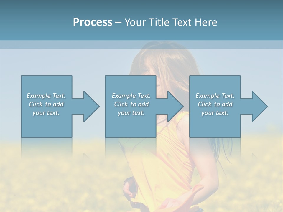 Person Sunny Female PowerPoint Template