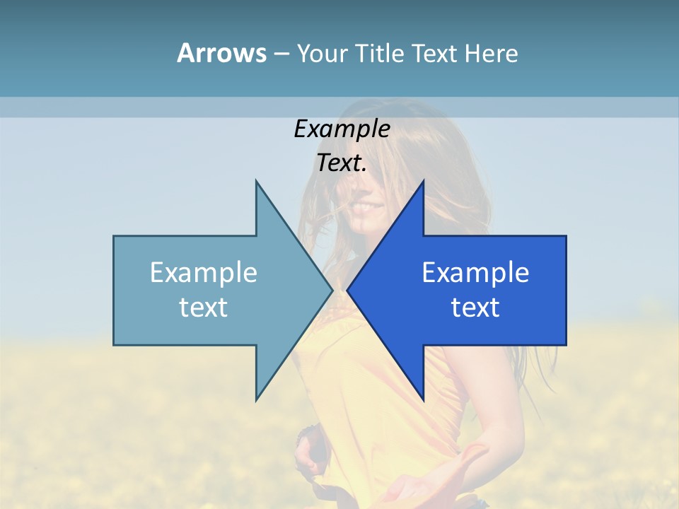 Person Sunny Female PowerPoint Template